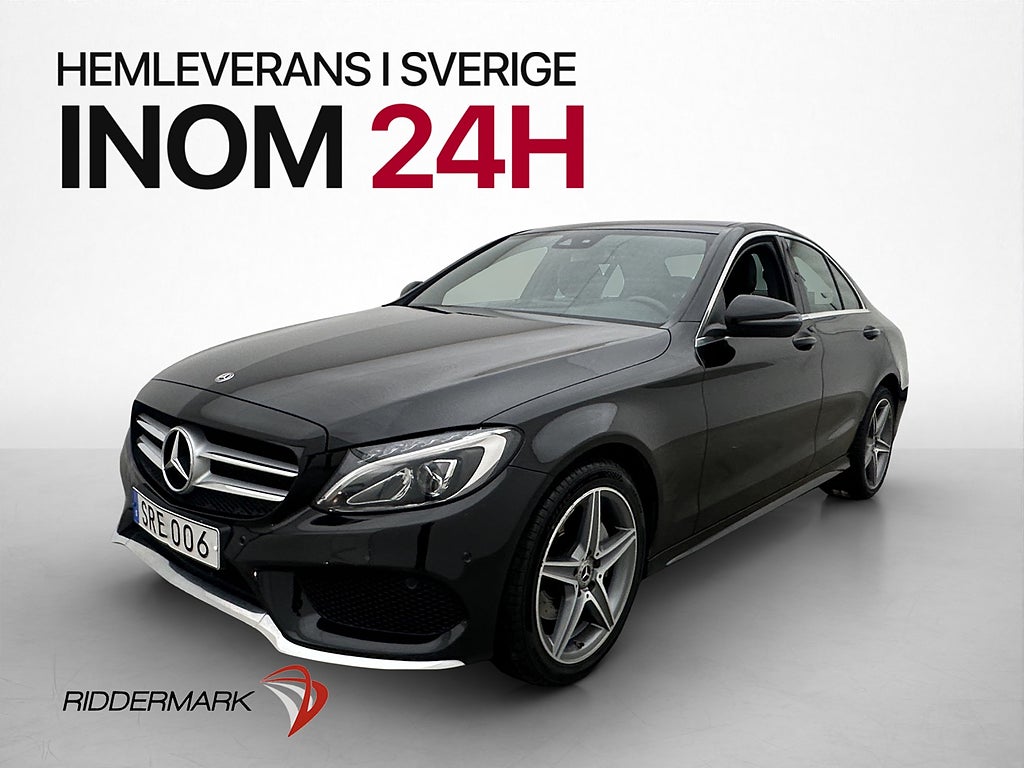Mercedes-Benz C220 d 4MATIC AMG Line Panorama Skinn