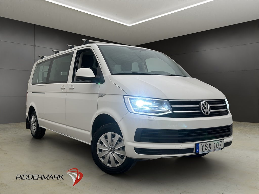 Volkswagen Caravelle Lång 2.0TDi Värm Drag Farthållare 9-Sit
