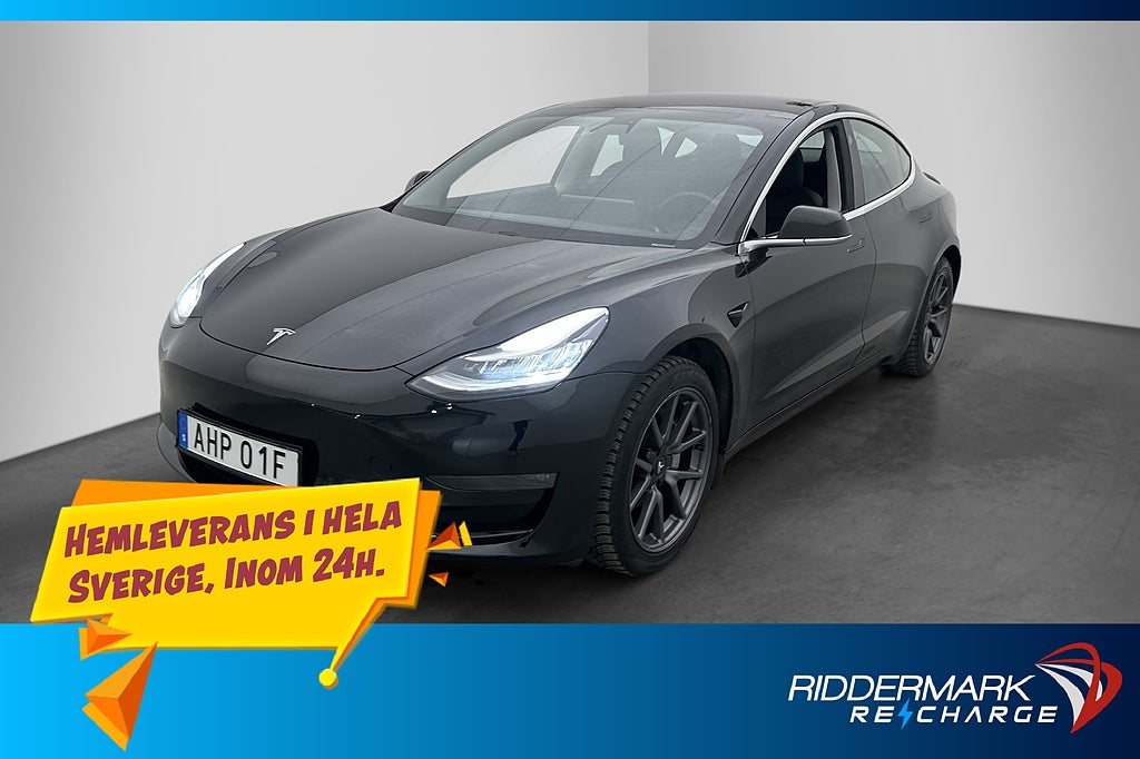 Tesla Model 3 Long Range AWD Autopilot Svensksåld MOMS