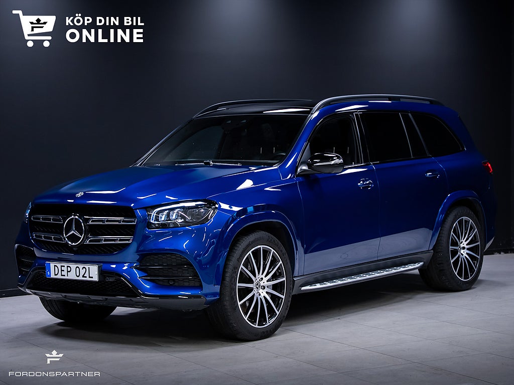 Mercedes-Benz GLS 400 D 4MATIC 9G AMG PANORAMA BURMESTER SKÄRMAR SE SPEC