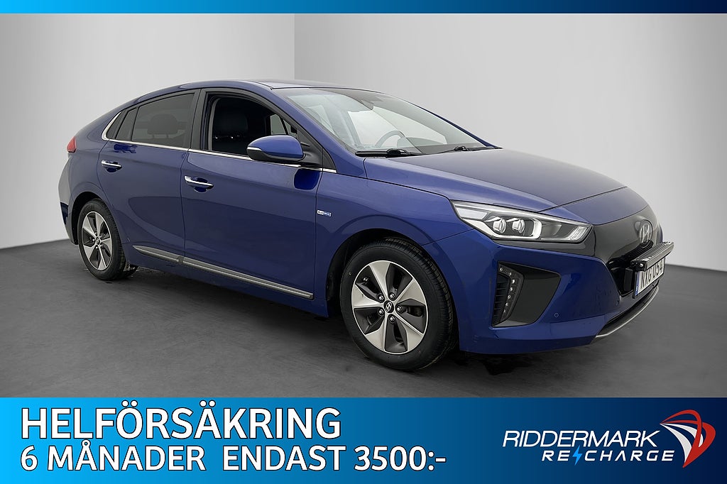 Hyundai IONIQ 28 kWh 120hk Premium Plus Skinn Kamera CarPlay