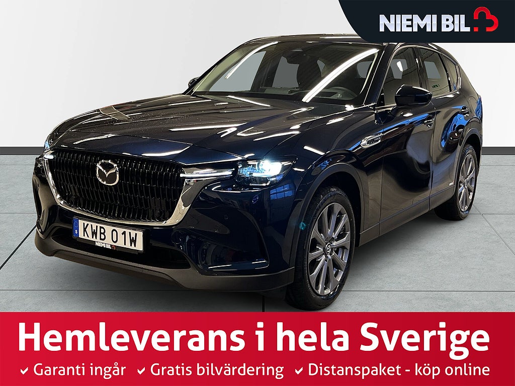 Mazda CX-60 PHEV AWD 63km Range/10 Års Garanti/LAGERBIL