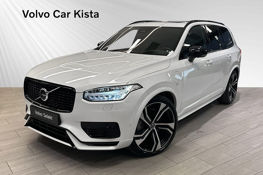 Volvo XC90 7 Säten T8 Ultra Dark Edition B/W Luftfj Drag