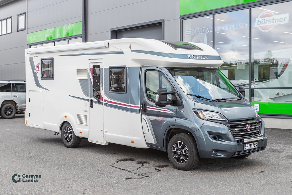 Rapido 696 F ** TRUMA GAS/EL, QUEENBÄDD, TAKSÄNG **