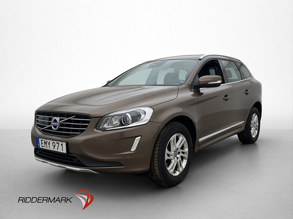 Volvo XC60 D4 Summum Pano VOC Värmare Kamera Skinn Navi Drag