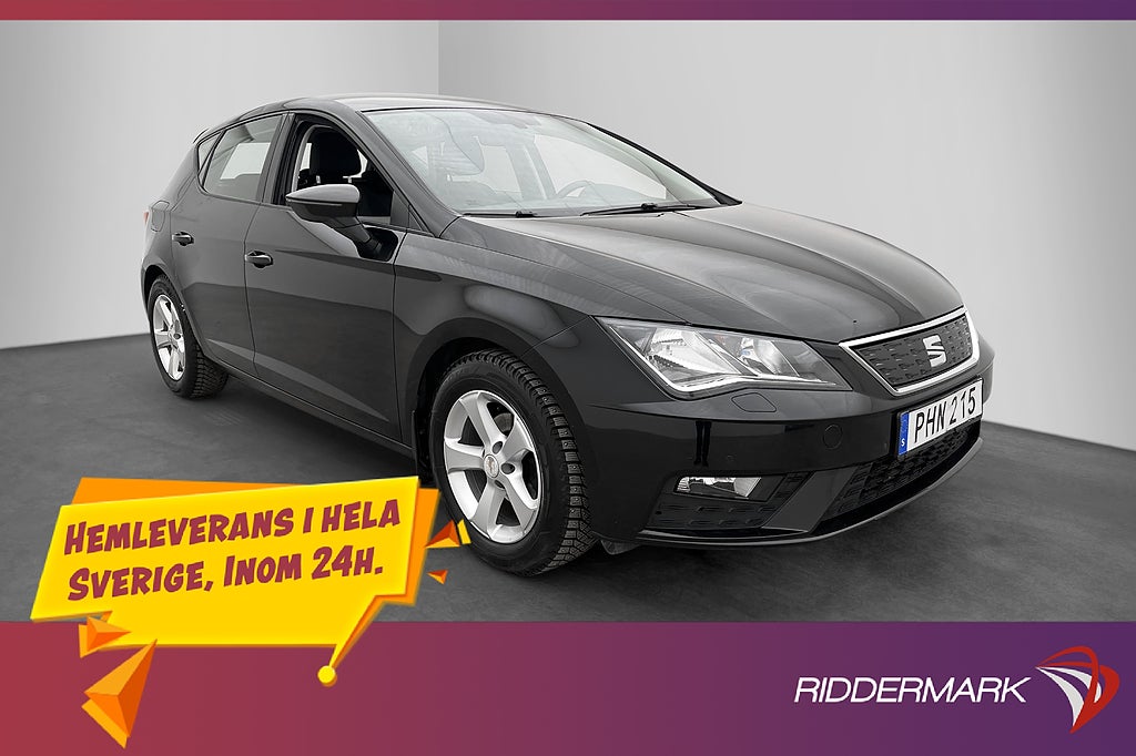 Seat Leon 1.0 TSI 115hk Style P-sensorer Bluetooth Låg skatt