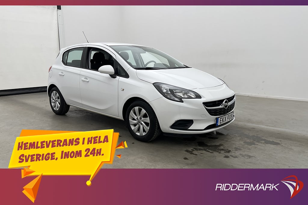 Opel Corsa 1.4 90hk Enjoy Rattvärme Sensorer Farthållare