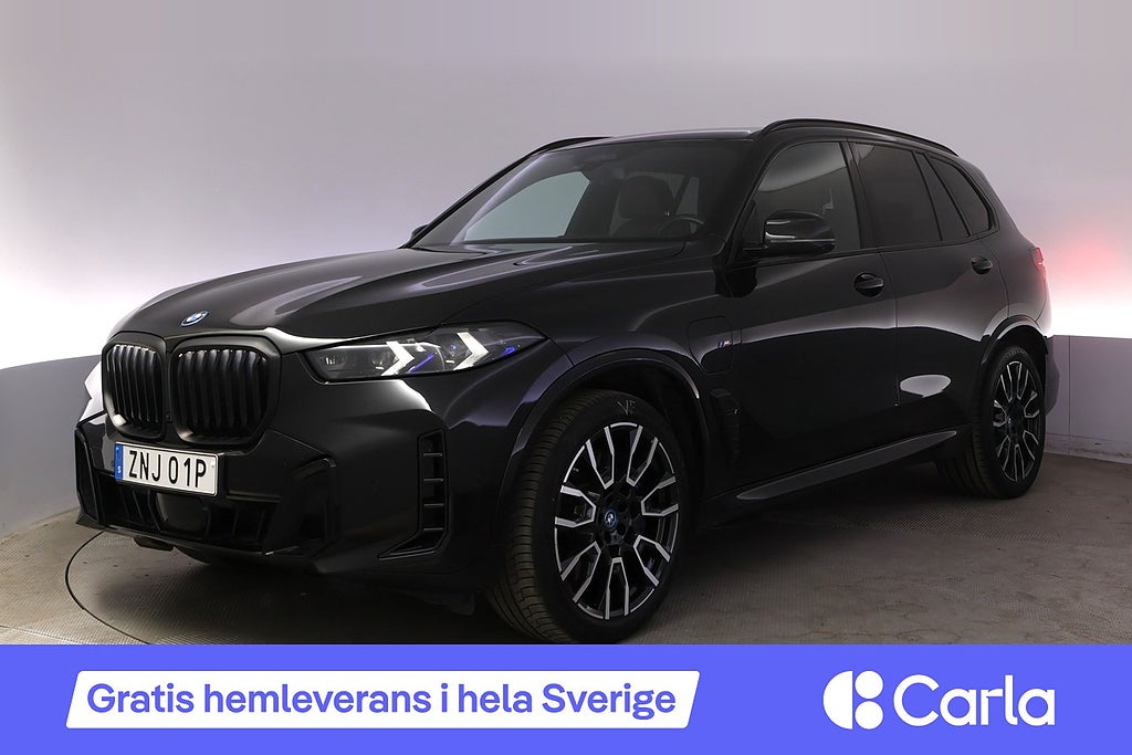 BMW X5 xDrive50e M Sport Drag Komfortstol DAP BSM HUD 360 HK