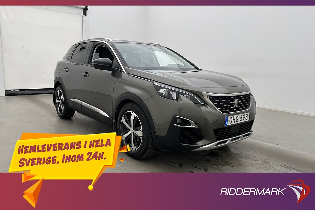 Peugeot 3008 1.6 BlueHDi 120hk Panorama CarPlay Kamera