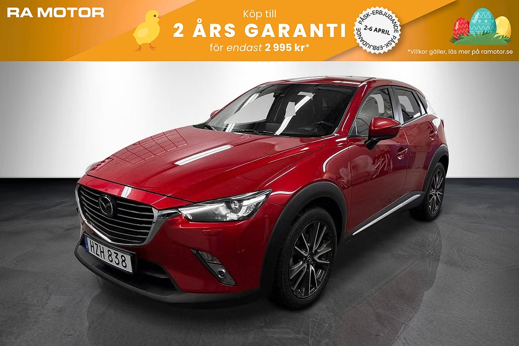 Mazda CX-3 2.0 SKYACTIV-G 120hk Optimum Navi Kamera Skinn 2015