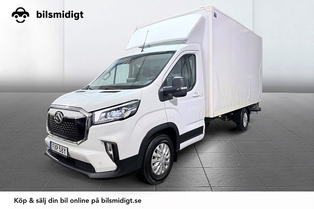 Maxus e-Deliver 9 Chassi 3sits BG-Lyft Kamera Volymskåp MOMS