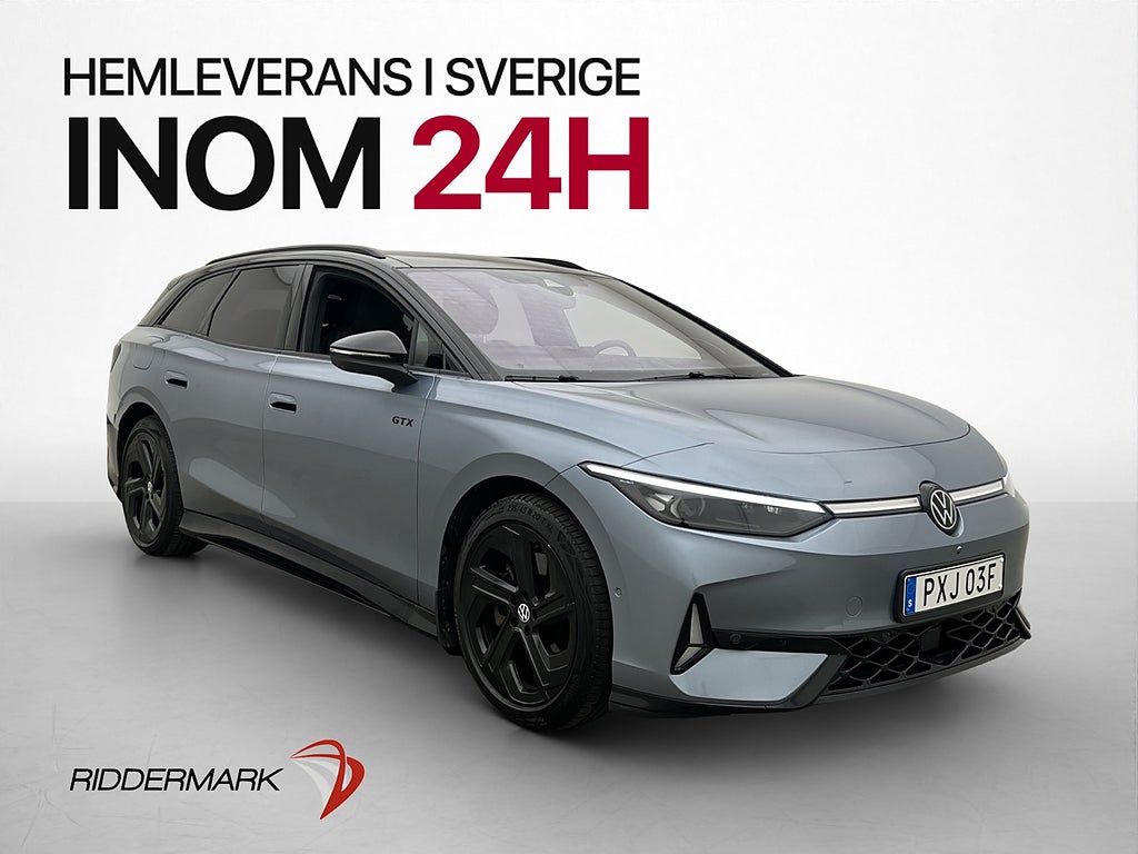 Volkswagen ID.7 GTX Tourer MOMS Pano Drag H/K 360 Värmepump
