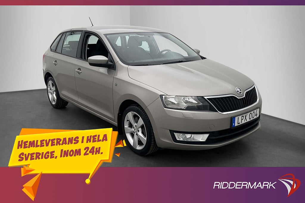 Skoda Rapid Spaceback 1.2 TSI 105hk P-Sensorer Dragkrok