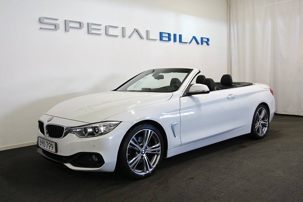 BMW 428 i Cab Steptronic Sport line Navi Svensksåld 5600 mil
