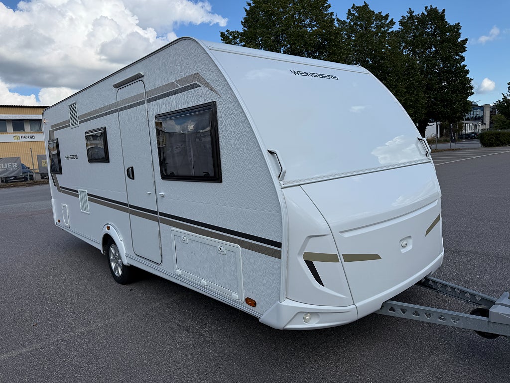 Weinsberg Caraone 550 QDK Uttagen 2025 1 ägare AC Dusch Barnkammare