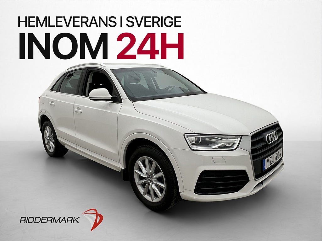Audi Q3 2.0 TDI 150hk Quattro Proline Värmare Farthållare