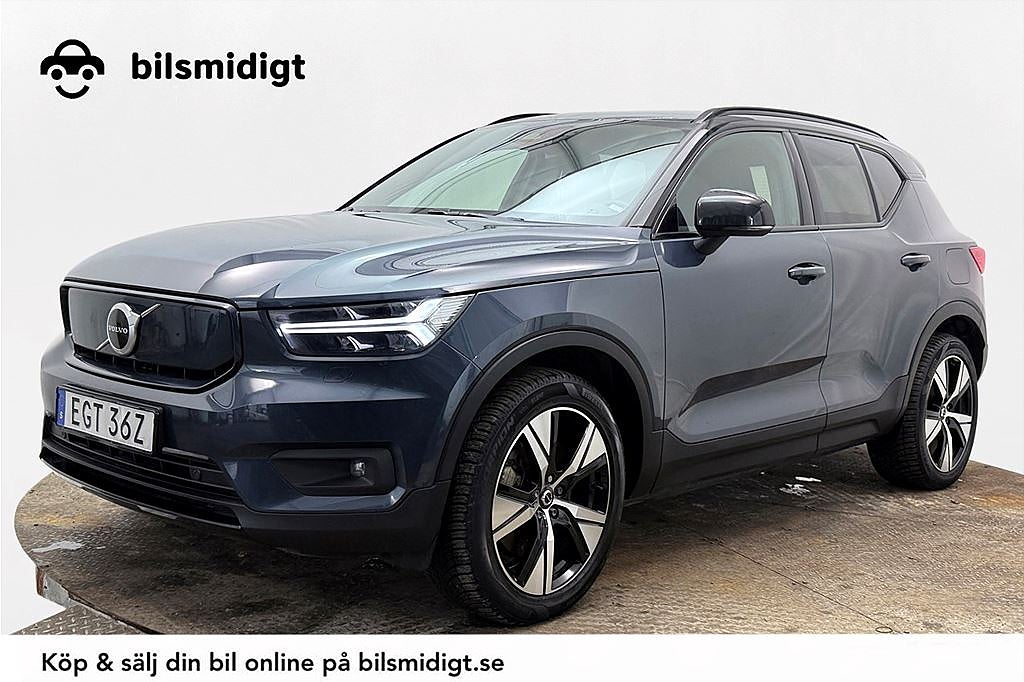 Volvo XC40 Recharge P8 AWD Plus Drag Navi Kamera BLIS V-Pump MOMS 408hk