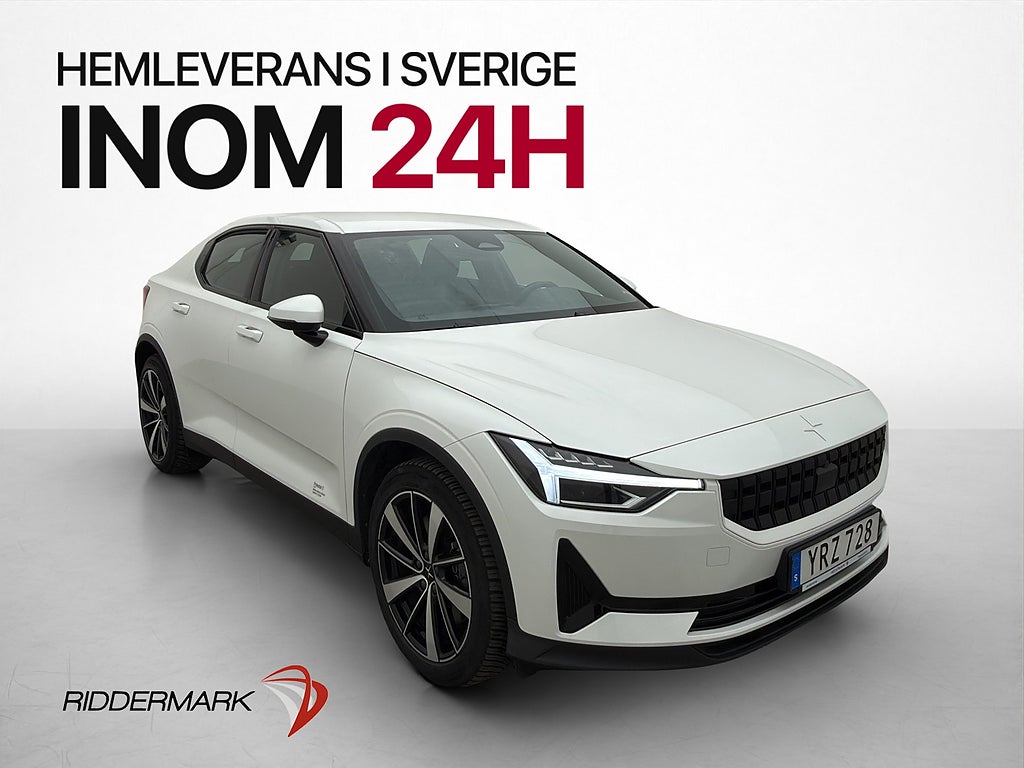 Polestar 2 Long Range Single Motor 231hk Kamera CarPlay Navi