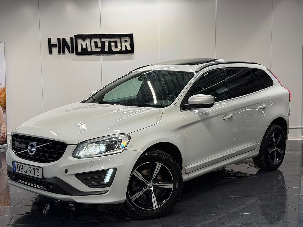 Volvo XC60 D4 AWD R-Design |PANO|NAVI|BKam|BLIS|Värmare