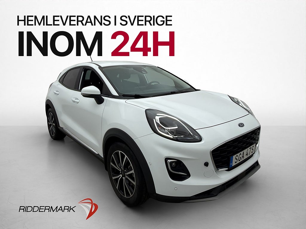 Ford Puma 1.0 EcoBoost 125hk Comfort Kamera Navi Adap-fart