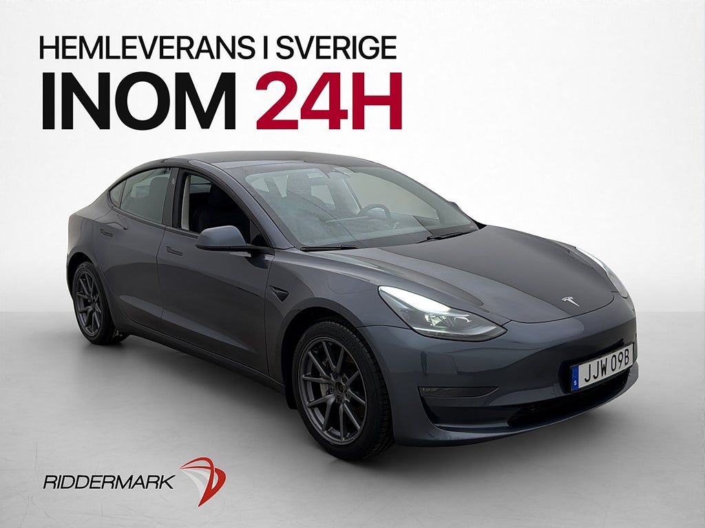 Tesla Model 3 Long Range AWD 440hk Värmare  Autopilot Kamera
