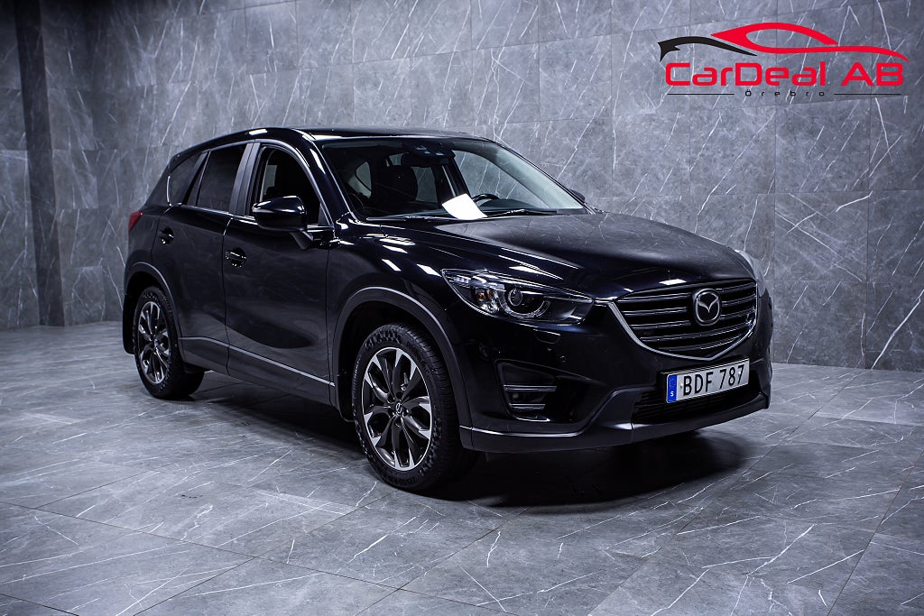 Mazda CX-5 2.2 SKYACTIV-D AWD Värmare BOSE Kamera Drag Navi Skinn