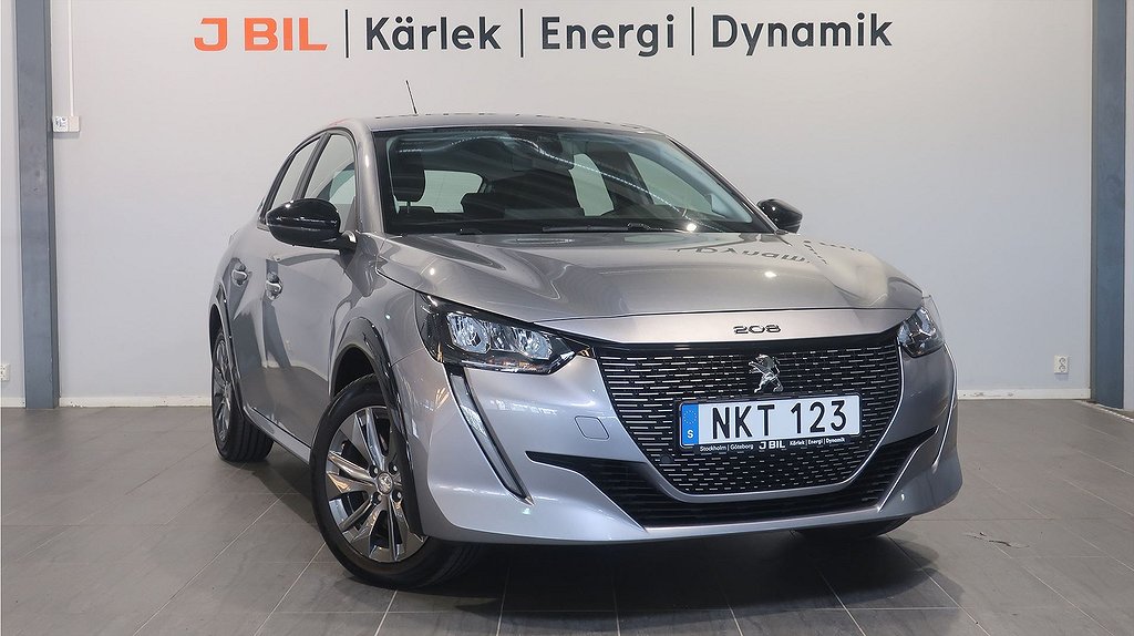 Peugeot E-208 Active 50 kWh 136hk - Privatleasing