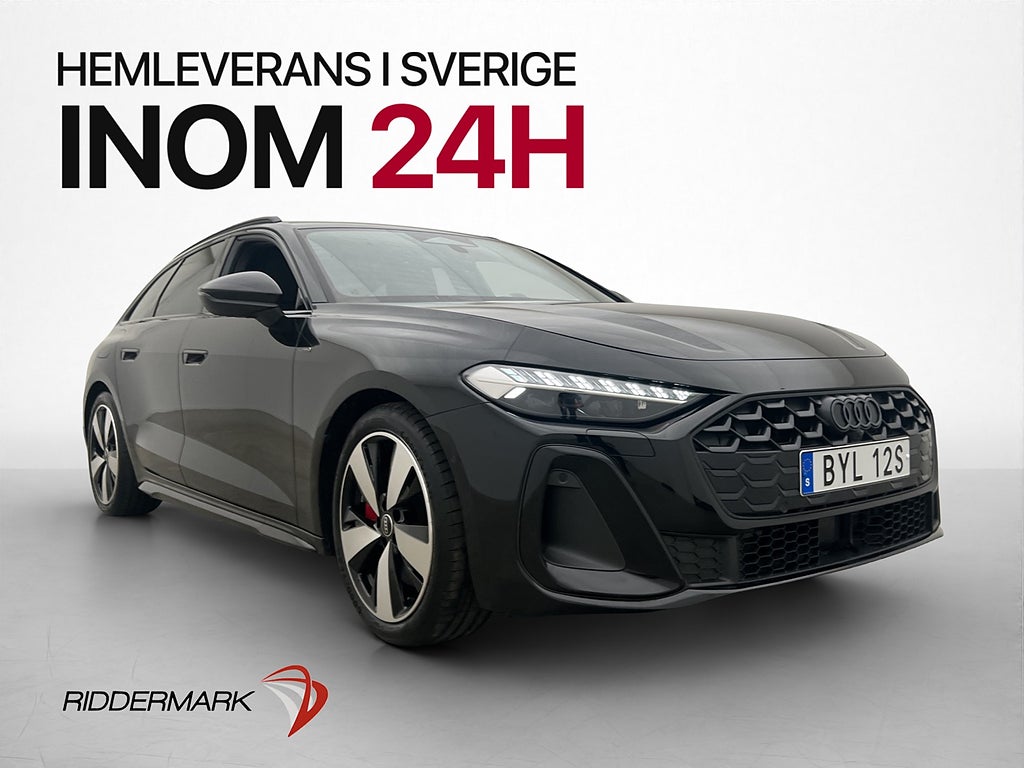 Audi A5 Avant Quattro S-Line MOMS Kamera HUD CarPlay Värmare
