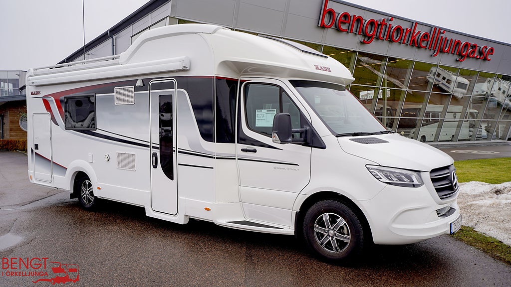 Kabe Travel Master R X 780 LT | Låga långbäddar | Mercedes | Automat 