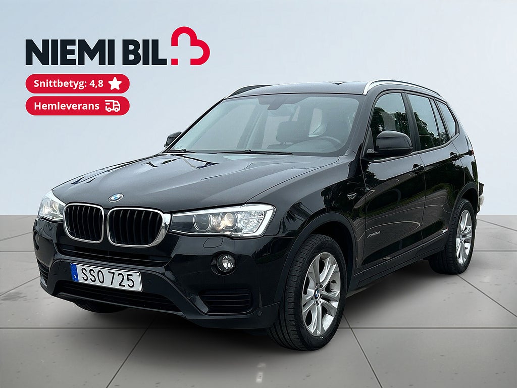 BMW X3 xDrive20d Steptronic Drag/SoV-däck/P-sens/Nybes