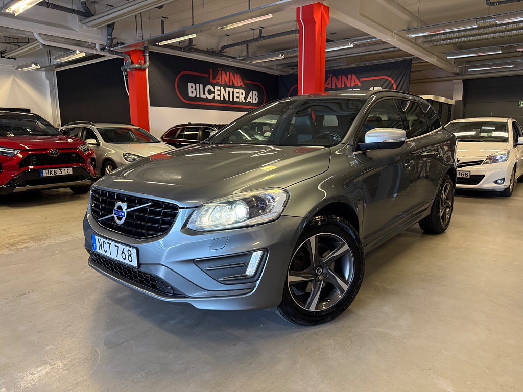 Volvo XC60 D4 AWD Aut R-Design Drag PDC Nyservad Värmare SoV