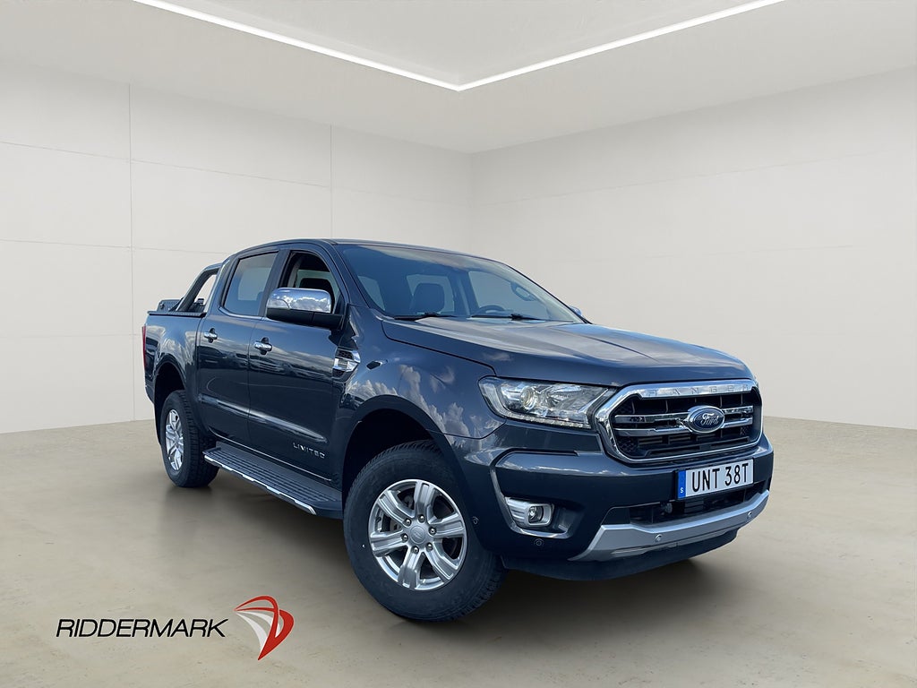 Ford ranger Limited 170hk 4x4 Värmare Diff Drag ALMECO MOMS