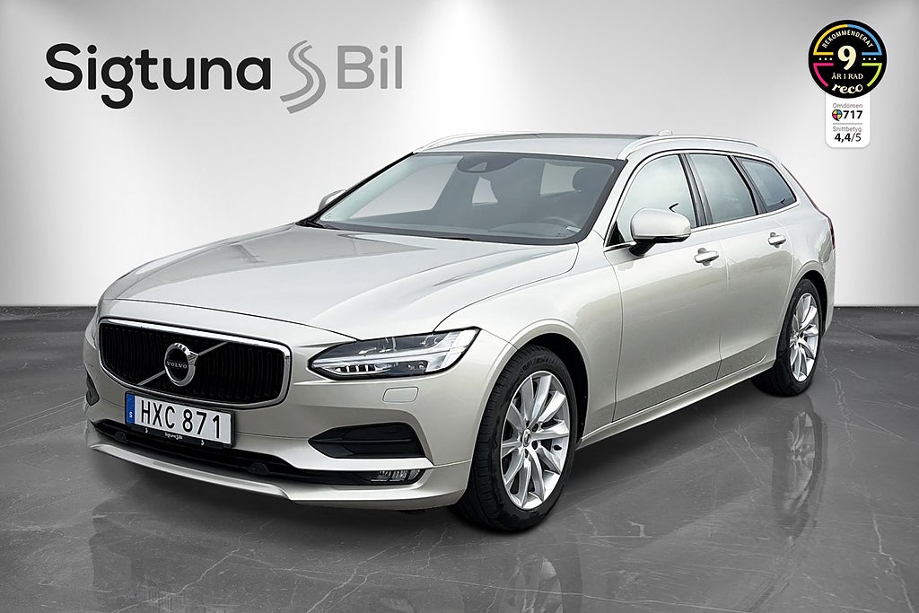 Volvo V90 D4 Geartronic Momentum / Dragkrok / Rattvärme 