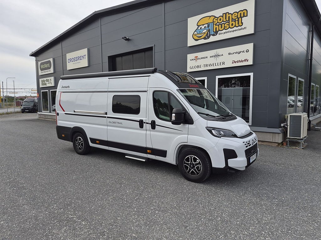 Dethleffs GlobeTrail 640 ER långbäddar, automat, dieselvärme, panorama, li