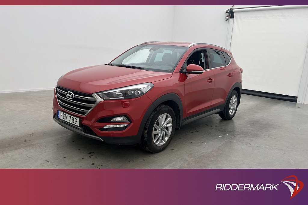 Hyundai Tucson 1.6 T-GDI 4WD 177hk Kamera Navi Sensorer Drag