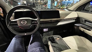 Nissan Ariya har en räckvidd på upp till 52 mil. Foto: Anders Nilsson 