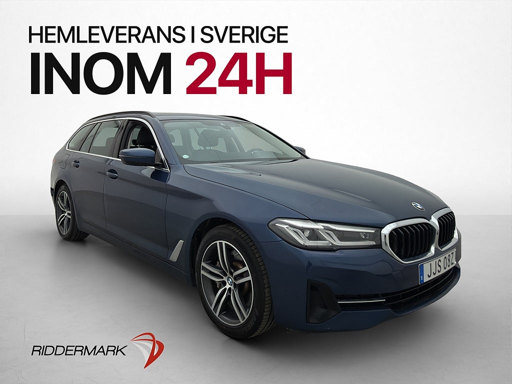 BMW 530 e 292hk Cockpit Drag H/K Navi Skinn 360°