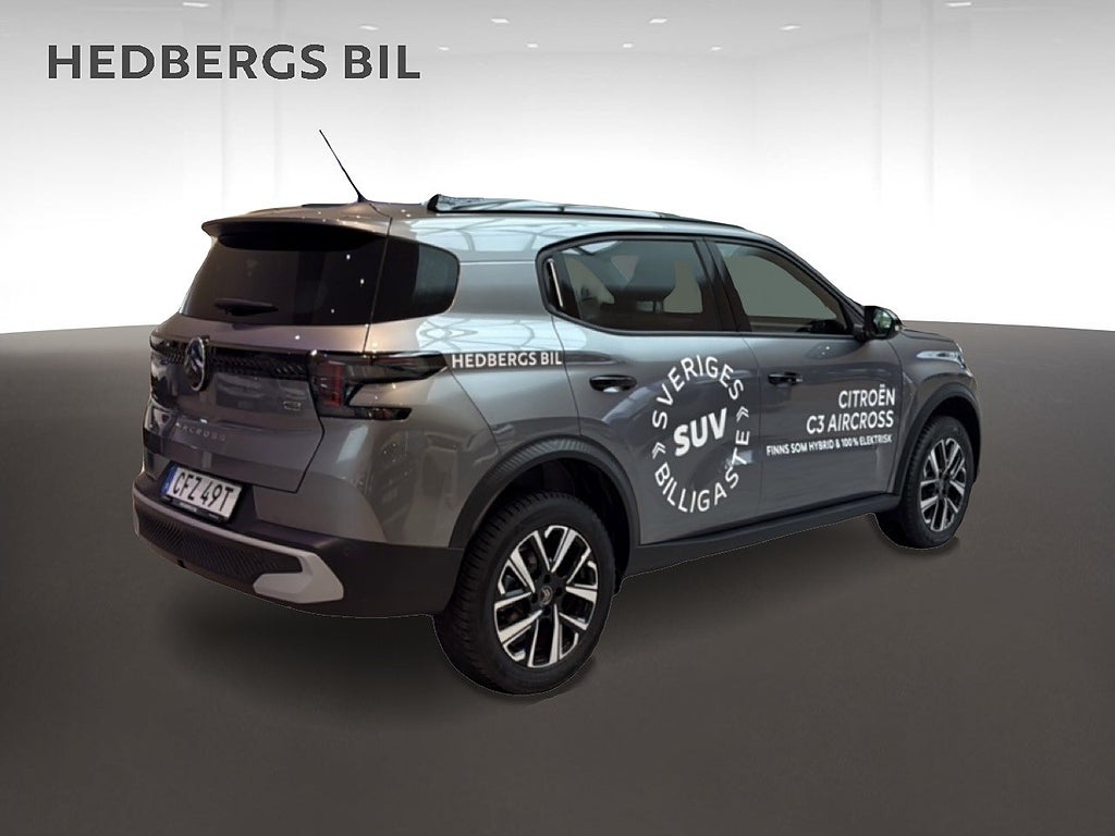 Citroën C3 Aircross Hybrid 136 PLUS  7-sits ( Demobil ) thumbnail
