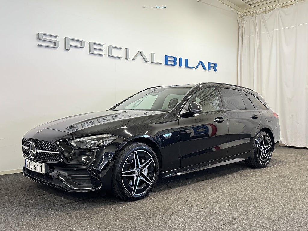 Mercedes-Benz C300 T e 9G-Tronic Burmester Dragkrok Distronic Leasbar