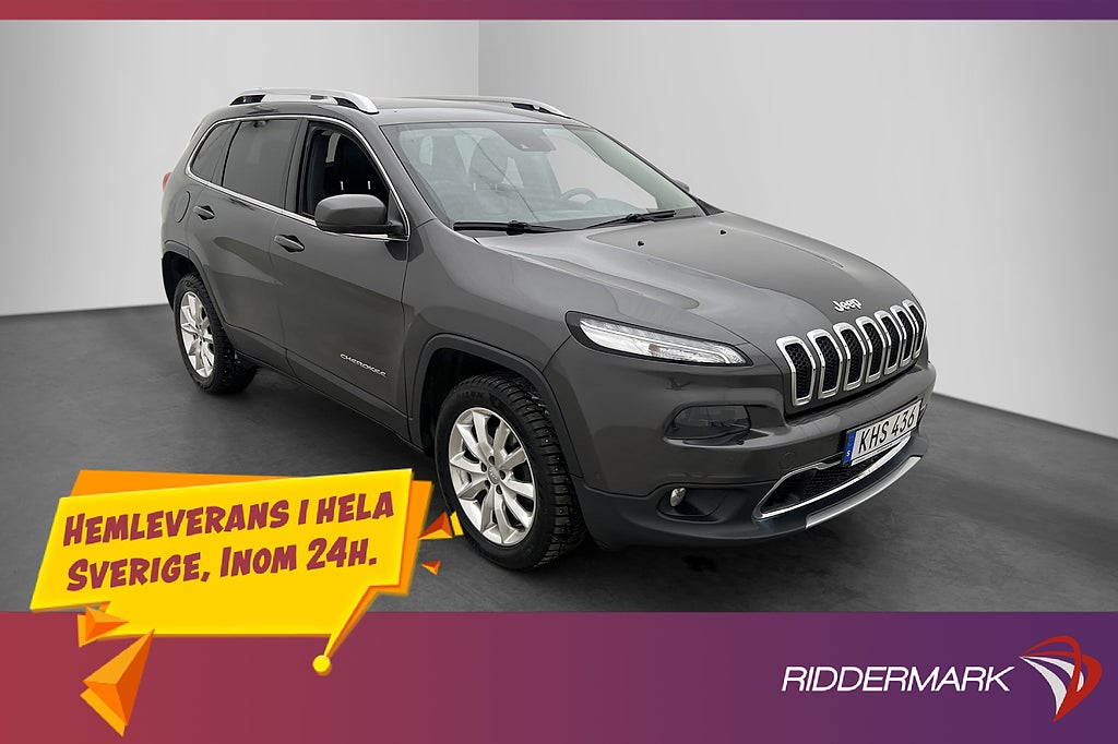 Jeep Cherokee 2.2 CRD 4WD Limited Skinn Kamera Navi