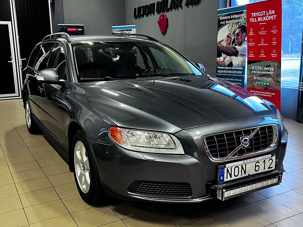 Volvo V70 2.0 Flexifuel 145hk Årsskatt 1405kr Dragkrok 