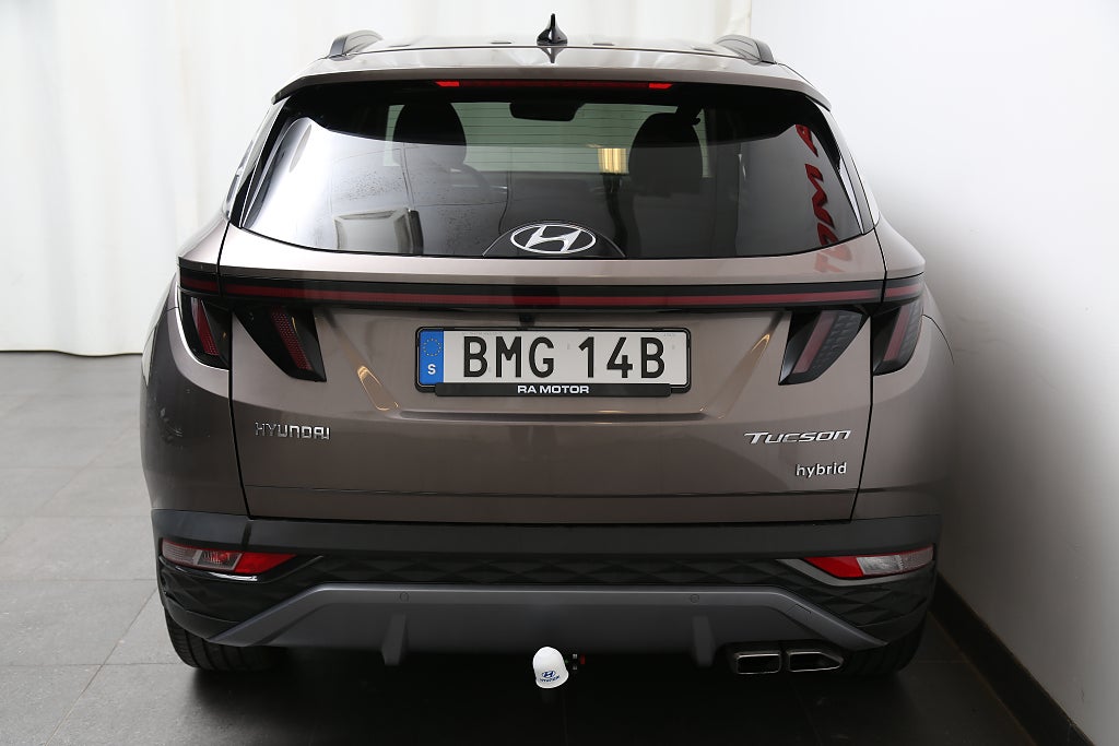 Hyundai Tucson 1,6 T-GDI Hybrid 230hk Advanced Aut Skinn Dragkrok 2021