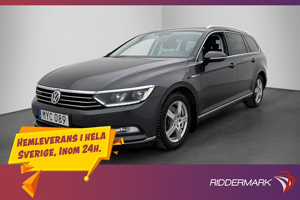Volkswagen Passat TDI 4M D-Värmare Kamera CarPlay Dragkrok