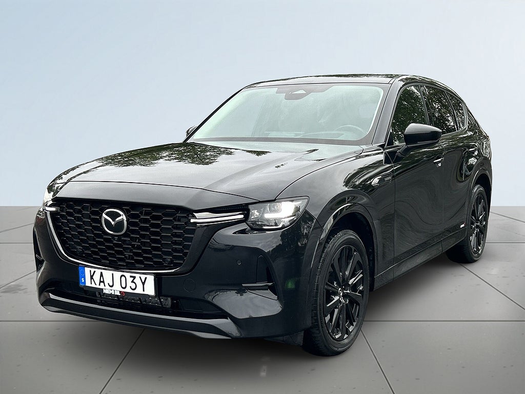Mazda CX-60 PHEV Euro 6 S&v-däck/360/Skinn/MOMS/Navi/Kamkedja