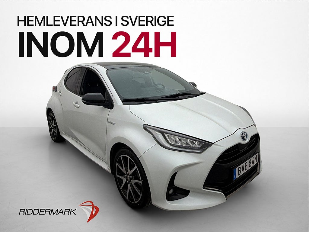 Toyota Yaris Hybrid 116hk Style Pano JBL Kamera Halvskinn