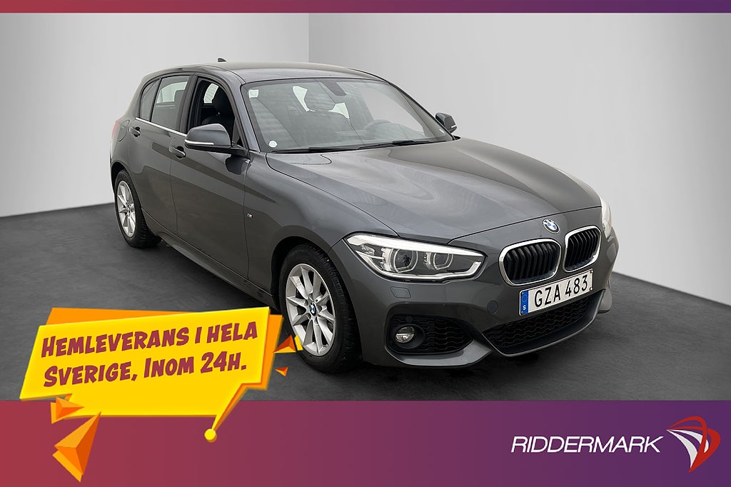 BMW 118 i 136hk M Sport Läder P-Sensorer LED MOMS