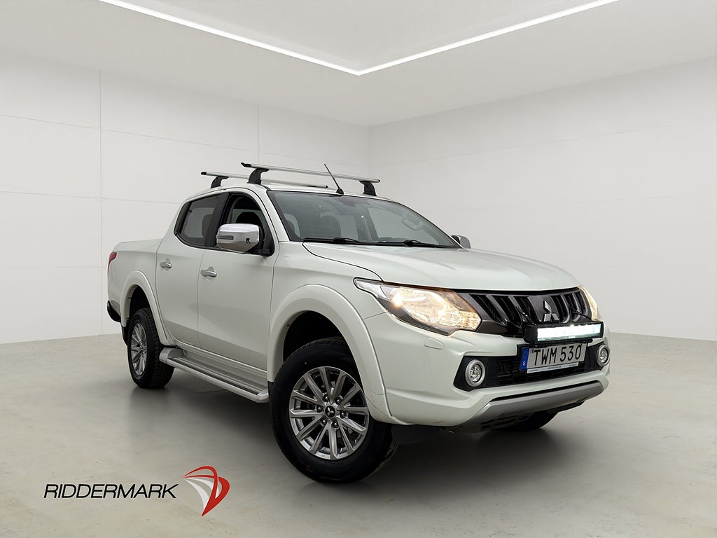 Mitsubishi L200 181hk 4WD Dragkrok B-Kamera Diff Skinn Moms