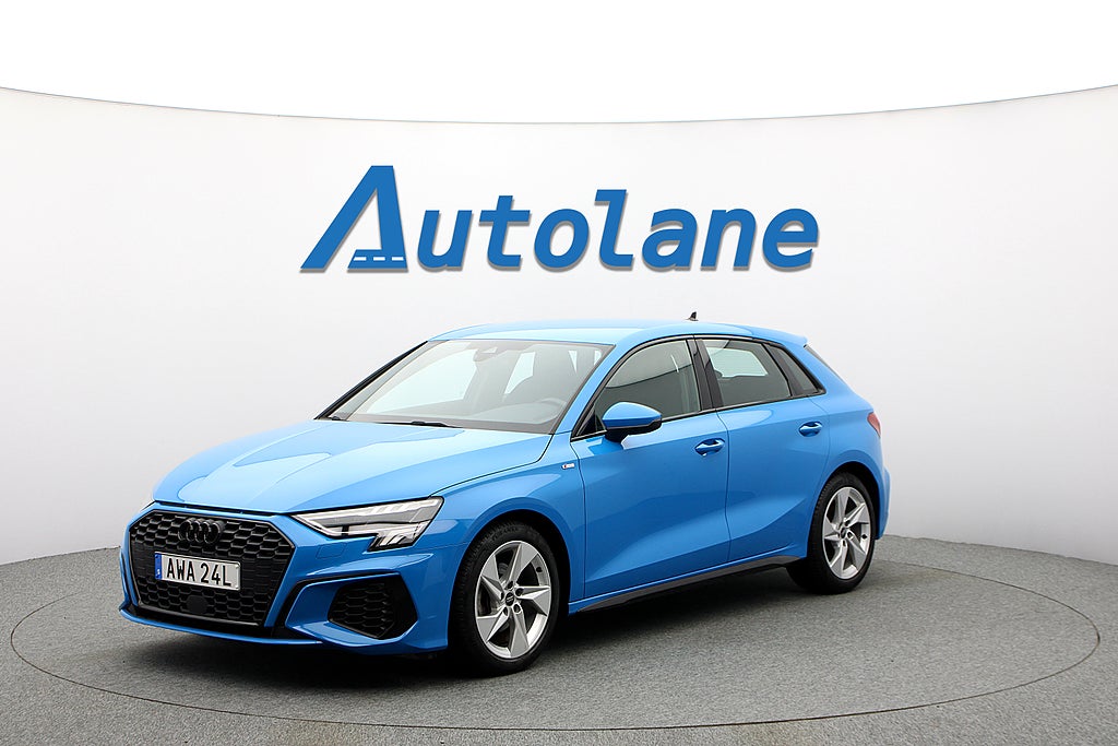 Audi A3 35 TFSI S Tronic, S Line, Kamera 150hk