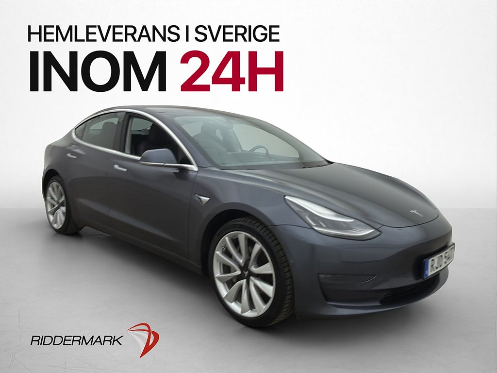 Tesla Model 3 Long Range Dual Motor AWD Svensksåld Autopilot