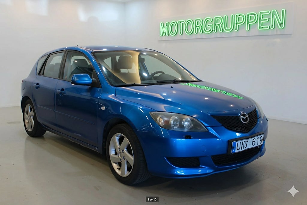 Mazda 3 Sport 1.6 MZR Automat M-Värme Ny Besiktad